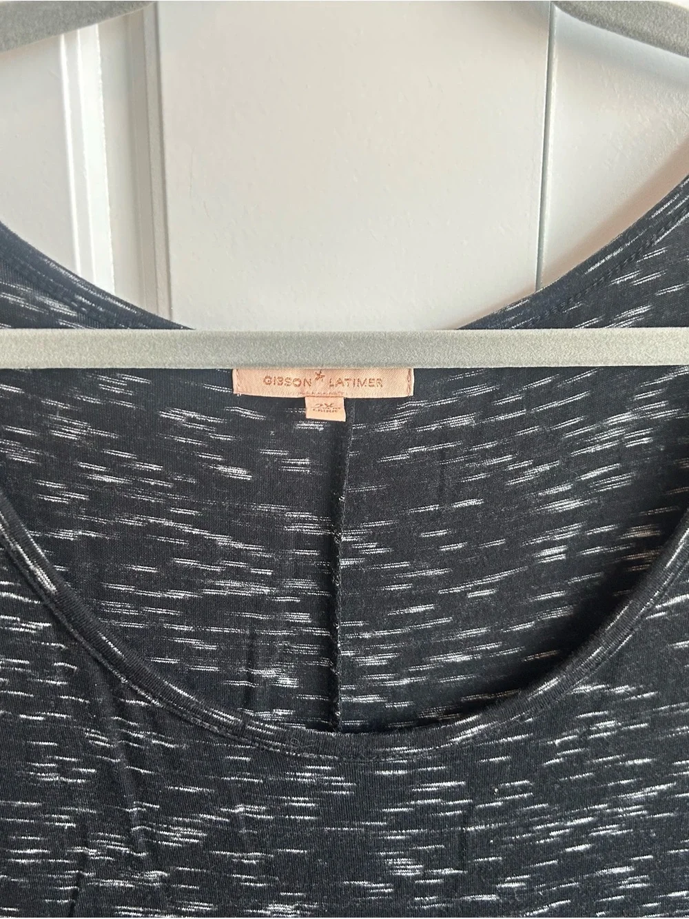 Gibson Latimer Casual Black Midi Dress - Picture 4 of 7
